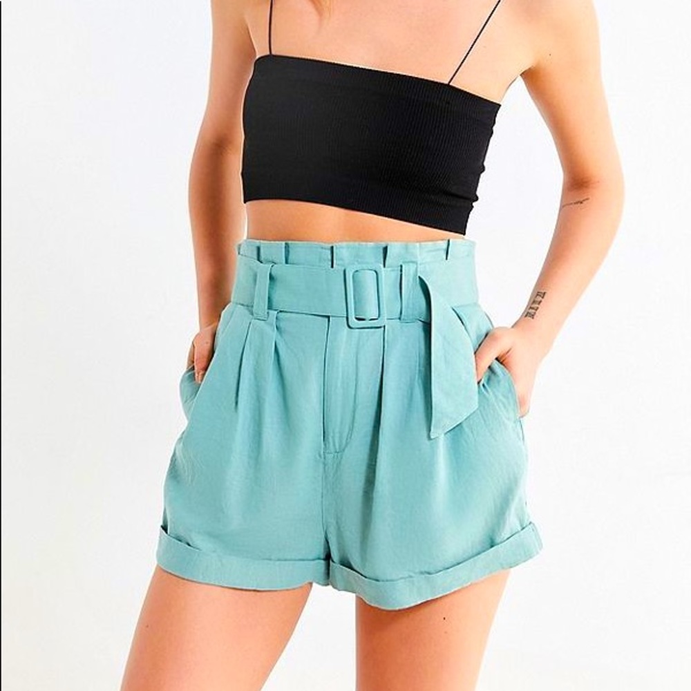 OU Johnny Belted Paperbag Short